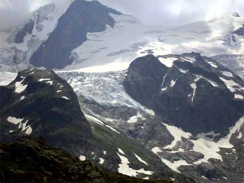 Glaciers and mountain views around the Jungfrau region, Switzerland.