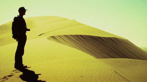 Dune slip faces