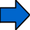 Blue right arrow