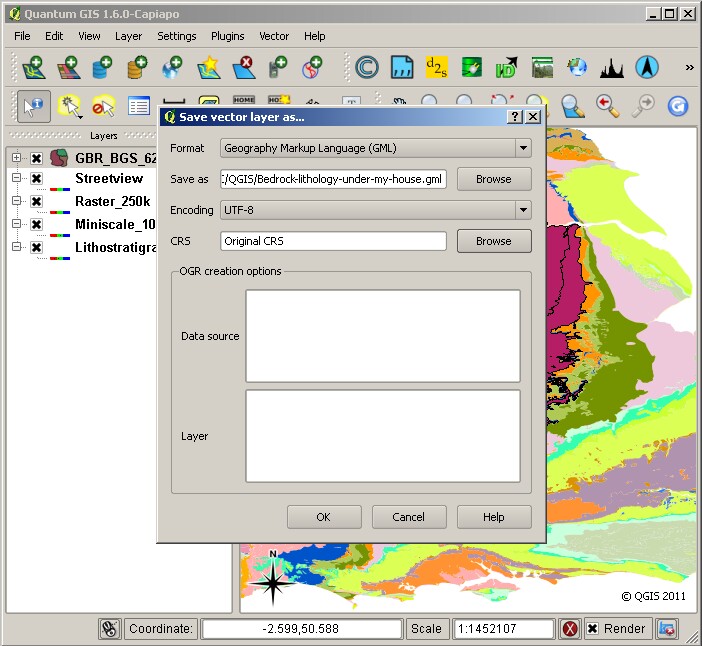 QGIS 1.6.0 saving WFS layer data for re-use